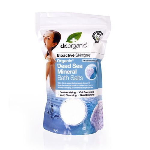 Organic Dead Sea Mineral Bath Salts 1kg