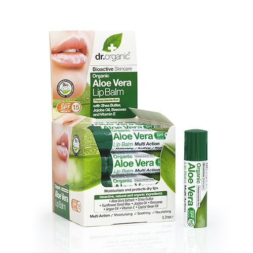 Organic Aloe Vera Lip Balm 5.7ml